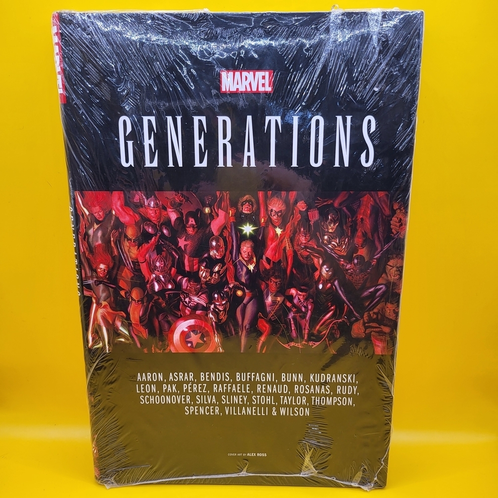 Sealed New- Generations by Marvel Comics Hardcover Graphic Novel Alex Ross Art